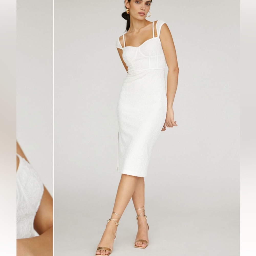 Textured Knit Midi Dress